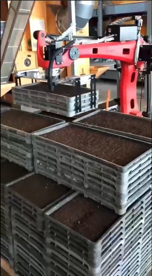 Application of Manipulator in Rice Seedling Stacking